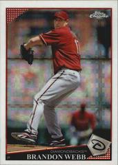 Brandon Webb #39 Baseball Cards 2009 Topps Chrome Prices