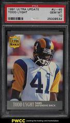 Todd Lyght Football Cards 1991 Ultra Update Prices