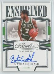Nate Archibald Basketball Cards 2022 Panini Flawless Enshrined Signature Prices