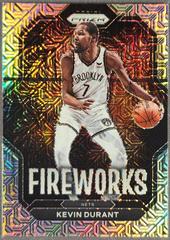 Kevin Durant [Mojo] #9 Basketball Cards 2022 Panini Prizm Fireworks Prices