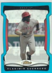 Vladimir Guerrero [Blue Refractor] #27 Baseball Cards 2009 Finest Prices