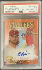 Bryce Harper [Orange Refractor] #FA-BH Baseball Cards 2021 Topps Finest Autographs Prices
