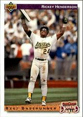 Rickey Henderson [Gold Hologram] #648 Baseball Cards 1992 Upper Deck Prices