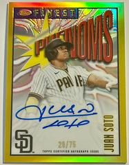 Juan Soto [Autograph] #90 Baseball Cards 2023 Topps Finest Flashbacks Prices