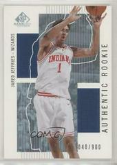 Jared Jeffries Basketball Cards 2002 SP Game Used Prices