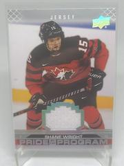 Shane Wright [Jersey] Hockey Cards 2022 Upper Deck Team Canada Juniors Prices