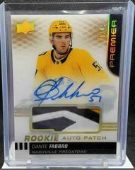 Dante Fabbro [Autograph Gold] #137 Hockey Cards 2019 SP Prices