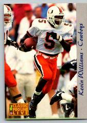 Kevin Williams #64 Football Cards 1993 Pro Line Live Prices