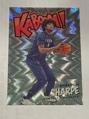Shaedon Sharpe Basketball Cards 2022 Panini Chronicles Draft Picks Kaboom Prices