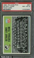 Detroit Lions #57 Football Cards 1965 Philadelphia Prices