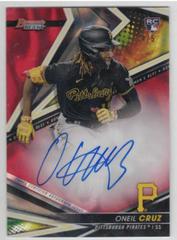 Oneil Cruz [Red Lava] #B22-OCR Baseball Cards 2022 Bowman's Best of Autographs Prices