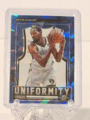 Kevin Durant [Blue Ice] Basketball Cards 2021 Panini Contenders Optic Uniformity Prices