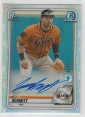 Casey Schmitt Baseball Cards 2020 Bowman Draft 1st Edition Chrome Autographs Prices