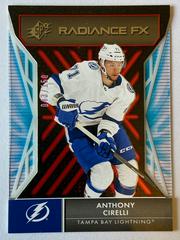 Anthony Cirelli [Red] #RFX-26 Hockey Cards 2021 SPx Radiance FX Prices