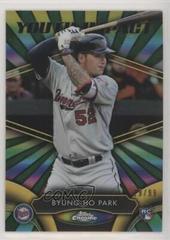 Byung Ho Park [Green Refractor] #YI-2 Baseball Cards 2016 Topps Chrome Youth Impact Prices