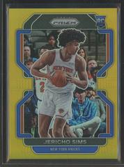 Jericho Sims [Gold] Basketball Cards 2021 Panini Chronicles Prices