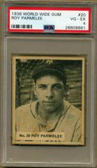 Roy Parmelee #20 Baseball Cards 1936 World Wide Gum Prices