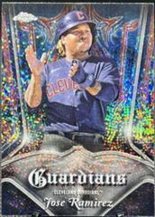 Jose Ramirez [Champagne Gold Speckle] #P-15 Baseball Cards 2022 Topps Chrome Pinstriped Prices