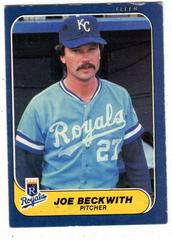 Joe Beckwith #2 Baseball Cards 1986 Fleer Prices