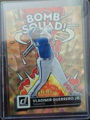 Vladimir Guerrero Jr. [Gold] Baseball Cards 2022 Panini Donruss Bomb Squad Prices