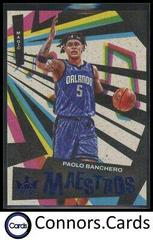 Paolo Banchero  [Sapphire] #4 Basketball Cards 2022 Panini Court Kings Maestros Prices