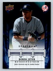 Derek Jeter #DJ17 Baseball Cards 2008 Upper Deck Spectrum Jeter Retrospectrum Prices