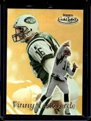 Vinny Testaverde [Class 3 Black Label] Football Cards 1999 Topps Gold Label Prices