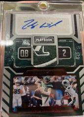 Zach Wilson [Gloves Autograph] Football Cards 2021 Panini Playbook Prices