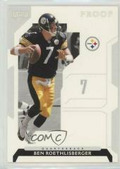 Ben Roethlisberger [Silver Proof] #6 Football Cards 2006 Playoff NFL Playoffs Prices