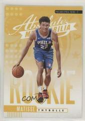 Matisse Thybulle Basketball Cards 2019 Panini Absolute Memorabilia Rookies Yellow Prices