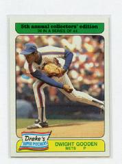 Dwight Gooden #36 Baseball Cards 1985 Drake's Prices
