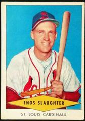 Enos Slaughter Baseball Cards 1954 Red Heart Prices