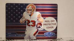 Christian McCaffrey #AM-23 Football Cards 2023 Panini Plates and Patches American Metal Prices