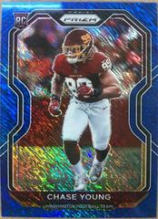 Chase Young [Blue Shimmer Prizm] Football Cards 2020 Panini Prizm Prices
