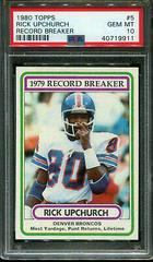 Rick Upchurch [Record Breaker] #5 Football Cards 1980 Topps Prices