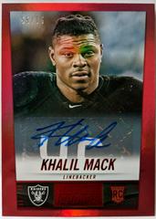Khalil Mack [Autograph Red] #393 Football Cards 2014 Panini Score Prices