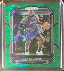 LeBron James [Green Pulsar] Basketball Cards 2022 Panini Prizm Prices