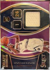 Bones Hyland [Purple Prizm] #DS-BHY Basketball Cards 2021 Panini Select Draft Selections Memorabilia Prices