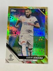 Karim Benzema [Gold Starball] Soccer Cards 2021 Topps UEFA Champions League Prices