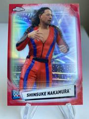 Shinsuke Nakamura [Red Refractor] Wrestling Cards 2021 Topps Chrome WWE Prices