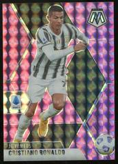 Cristiano Ronaldo [Purple Mosaic] #59 Soccer Cards 2020 Panini Mosaic Serie A Prices