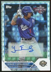 Yeiner Fernandez [Autograph Foilfractor] #PD-4 Baseball Cards 2023 Topps Pro Debut Prices