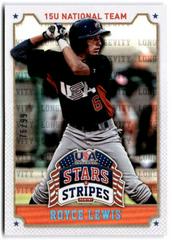 Royce Lewis [Longevity Sapphire] Baseball Cards 2015 Panini USA Stars & Stripes Prices