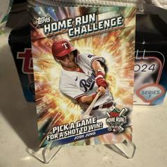 Josh Jung #HRC-26 Baseball Cards 2024 Topps Home Run Challenge Prices