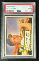 Duane Pillette [Johnny Mize Back] Baseball Cards 1952 Topps Prices