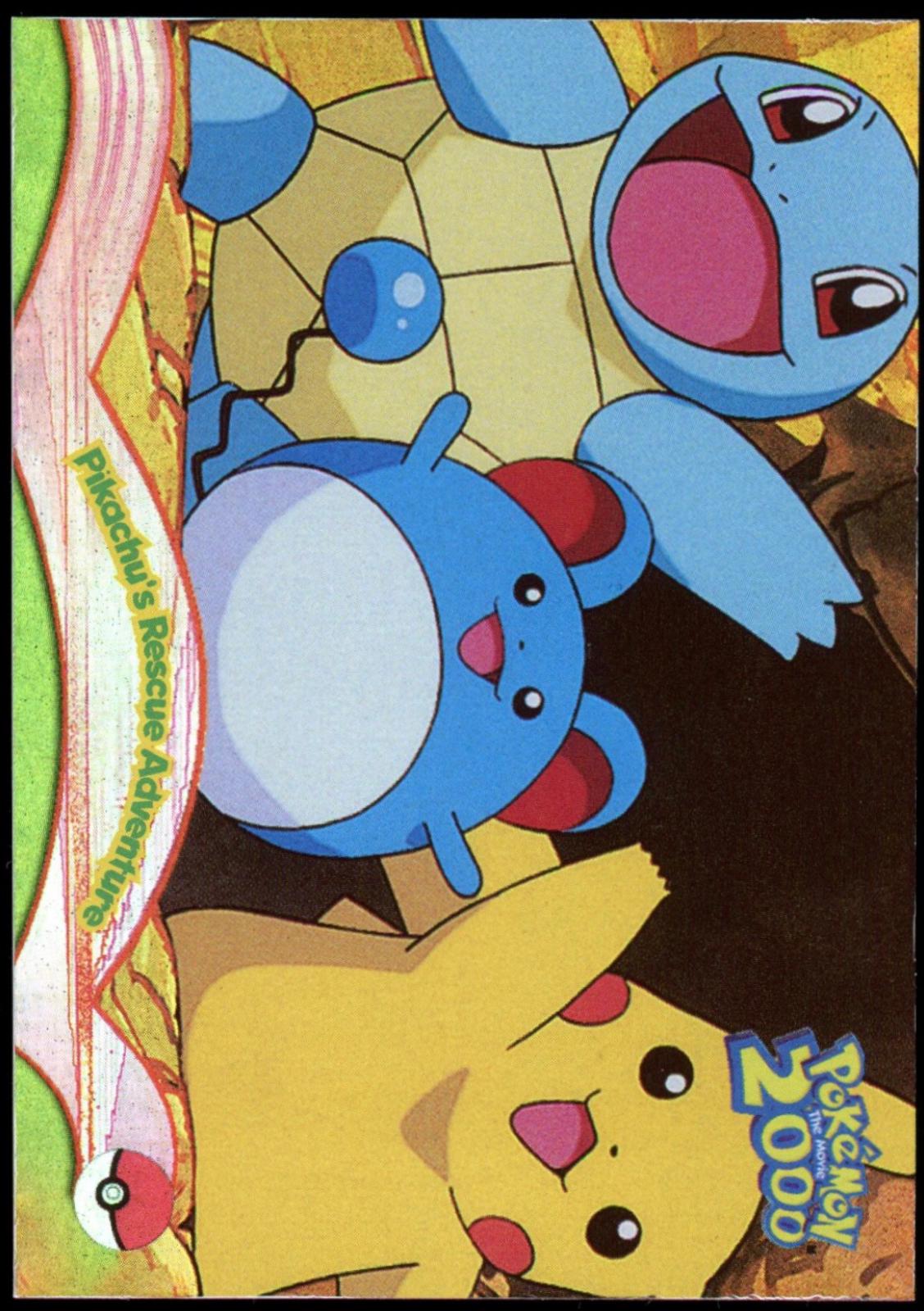 Pikachu's Rescue Adventure [Foil] #12 Pokemon 2000 Topps Movie