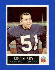 Lou Slaby #121 Football Cards 1965 Philadelphia Prices