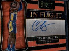 Cassius Stanley [Orange Pulsar] #IF-CSY Basketball Cards 2021 Panini Select In Flight Signatures Prices