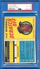 Hank Aaron Baseball Cards 1971 Topps Scratch Offs Prices