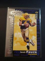 Brett Favre [Silver Touchdown] #C6 Football Cards 1995 Collector's Choice Crash the Game Prices